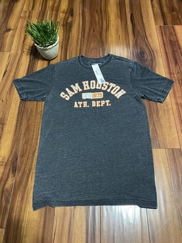 SAM HOUSTON STATE UNIVERSITY by CAMP DAVID shirt BEARKATS athletic dept SMALL — sam-houston fan gear