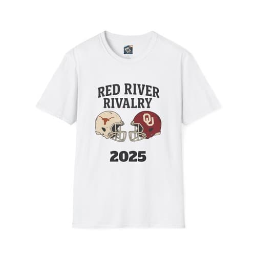 Red River Rivalry T-Shirt Texas/Oklahoma Game Day Tee Longhorns Sooners Fan Gear — texas fan gear
