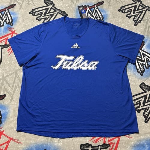 University of Tulsa Golden Hurricanes Men's 2XL T-Shirt Script TU — tulsa fan gear