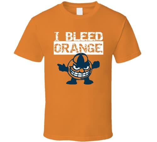 I Bleed Orange Syracuse Basketball T Shirt — syracuse fan gear