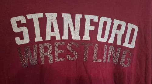 Stanford Wrestling university cardinal tree National Champions T Shirt XL — stanford fan gear