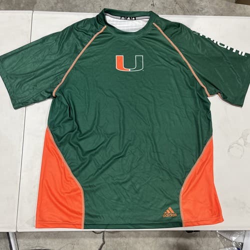 Miami Hurricanes Football Practice Jersey Size Large, Selling As Is (B10, R2, 2) — miami fan gear