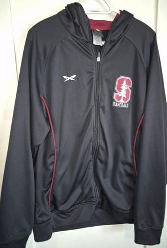 Stanford University Cardinal BASEBALL Hoodie Soft Shell Jacket t shirt  XL — stanford fan gear