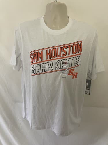 NWT COLOSSEUM SAM HOUSTON BEARKATS MENS S/S T SHIRT Sz M — sam-houston fan gear