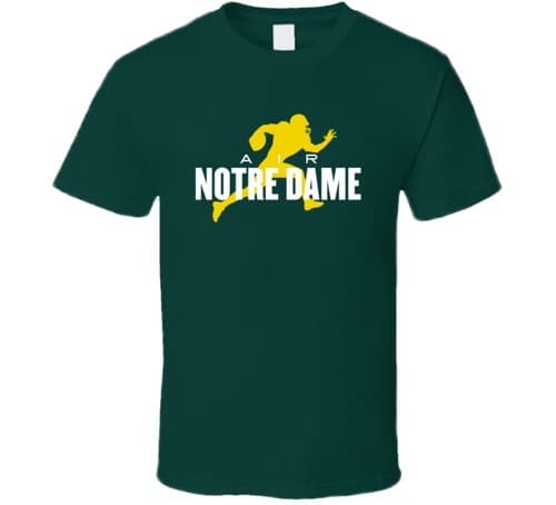 Air Notre Dame Football Shirt Irish College University T Shirt — notre-dame fan gear