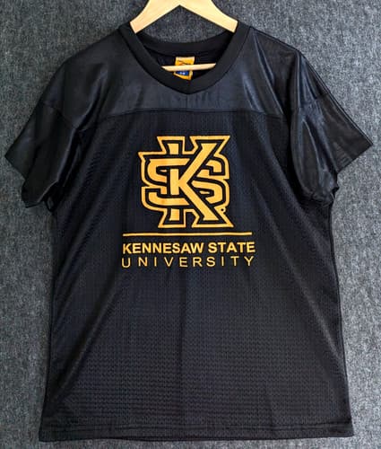 Kennesaw State University Jersey Flight #26 KSU Owls Black Adidas Adult S/M EUC — kennesaw-state fan gear