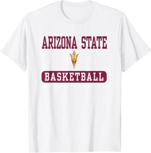 Arizona State Sun Devils Basketball Logo Unisex T-Shirt — arizona-state fan gear