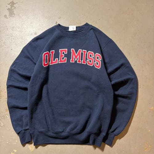 Vintage Ole Miss Crewneck Sweatshirt, Retro University Pullover — ole-miss fan gear