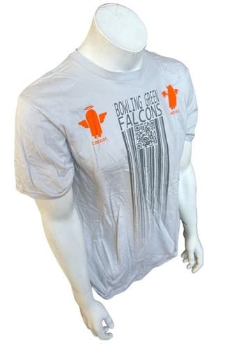 Puma Men's Bowling Green Falcons Gray Shirt Short Sleeve Size Large — bowling-green fan gear