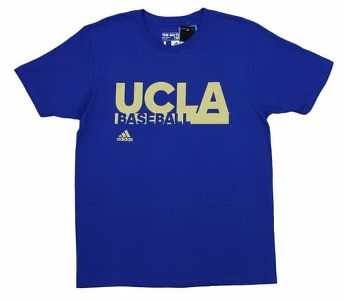 Adidas NCAA Men's UCLA Bruins Team Baseball Go To Tee, Blue — ucla fan gear