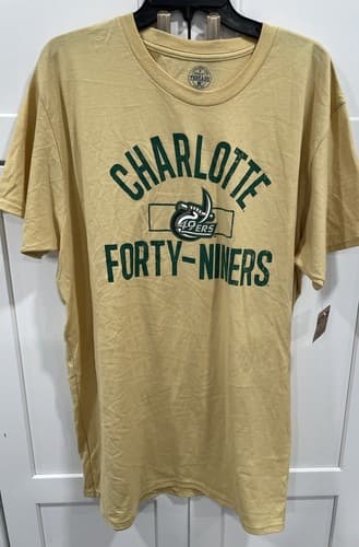 NWT UNCC CHARLOTTE 49ers Mens Sz 2XL Shirt Sports Logo Active Athletic — charlotte fan gear