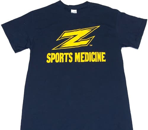 University of Akron Zips Sports Medicine T-Shirt New! SMALL — akron fan gear
