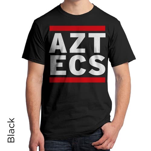 Aztecs T-Shirt 80's Retro SDSU DJ Music San Diego State football — san-diego-state fan gear