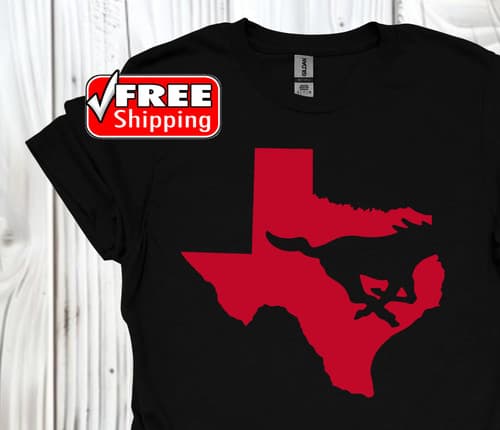 SMU Mustangs Gameday TShirt, Pony Up, SMU Mustangs Football Shirt, Mustangs Fan — smu fan gear