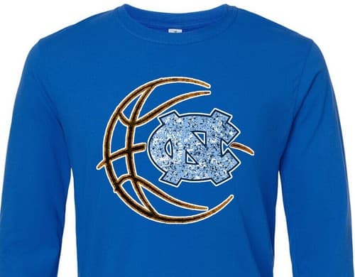 University of North Carolina - Tarheels - College Basketball - UNC - Long Sleeve — north-carolina fan gear