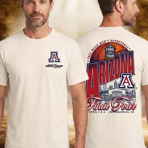 Something Inked Arizona Wildcats 2026 NCAA Men's Basketball T-Shirt — arizona fan gear