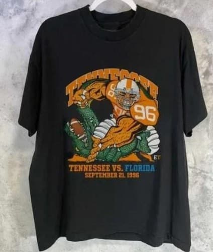 Vintage 1996 Florida Gators vs Tennessee Volunteers T-Shirt — tennessee fan gear