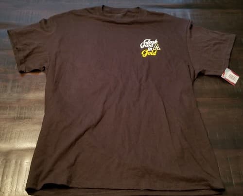 Black Woman's 2 Sided Appalachian State Mountaineers Size L T-Shirt, New — app-state fan gear