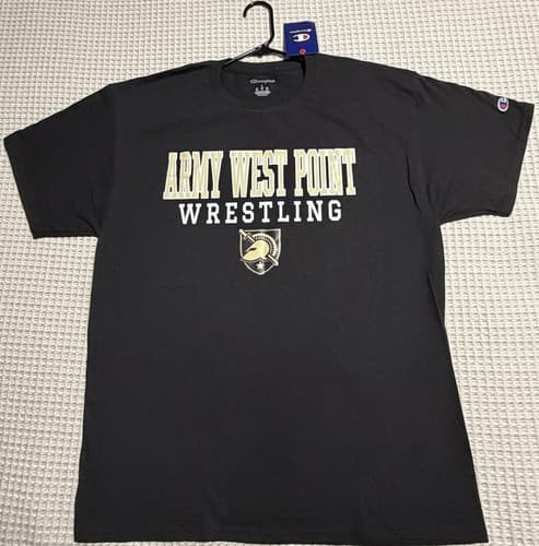 Champion Army West Point Knights Wrestling Short Sleeve T-Shirt Men’s Large, NWT — army fan gear