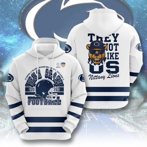Penn State Nittany Lions Football 2025 3D Apparel — penn-state fan gear