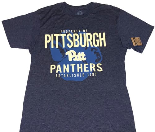 Rare Vintage Property University of Pittsburgh Pitt Panthers T-Shirt New NWT MED — pittsburgh fan gear