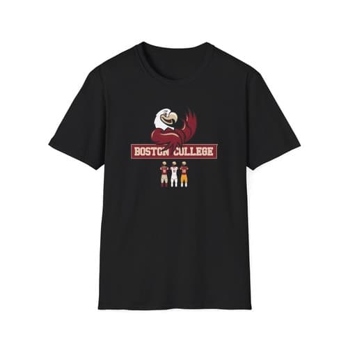 Boston College Eagles Unisex Softstyle T-Shirt. College Apparel NCAAF — boston-college fan gear