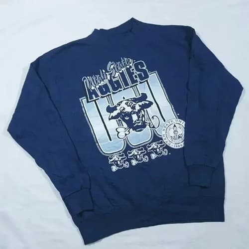 Vintage 90s Utah State Aggies USU Sweatshirt College Crewneck — utah-state fan gear