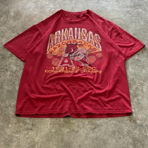 Arkansas Razorbacks SEC Graphic Red T-Shirt Sweater Hoodie — arkansas fan gear
