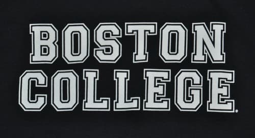 t-shirt small boston college eagles football bc 17.5 inches pit to pit — boston-college fan gear