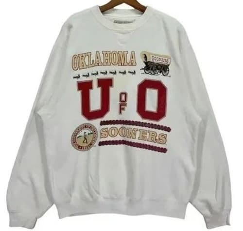 University of Oklahoma Sooners College Crewneck Sweatshirt — oklahoma fan gear