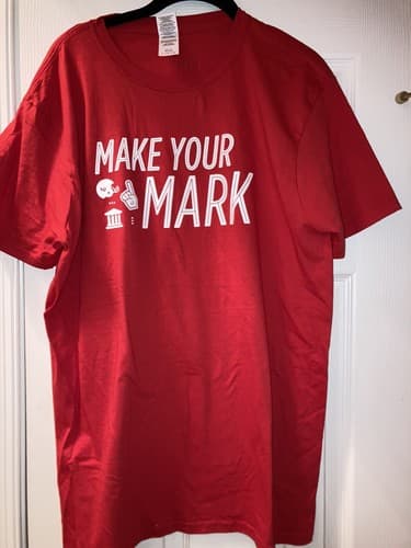 Liberty University Flames “Make Your Mark” Leave Your Legacy” Shirt L — liberty fan gear