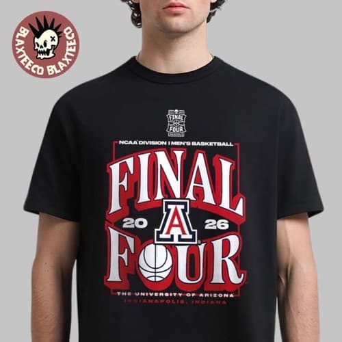 1Arizona Wildcats Men’s Basketball 2026 NCAA Tournament Final Four Indiana Bound — arizona fan gear