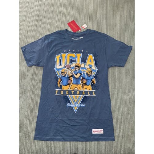UCLA Bruins Football T-Shirt Mitchell & Ness Graphic Tee Mens Small — ucla fan gear