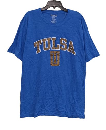 Old Varsity Brand Mens Tulsa Golden Hurricane Short Sleeve T-Shirt-Royal, Large — tulsa fan gear