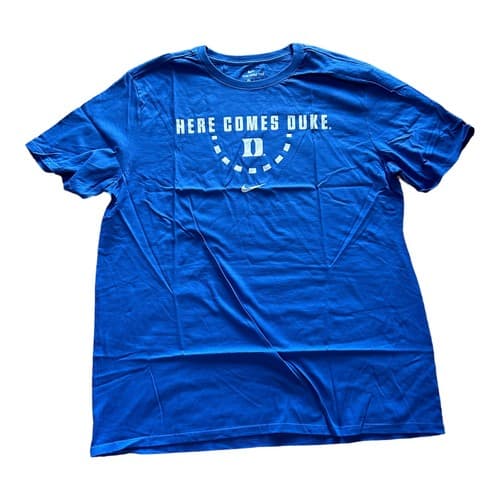NWTs Duke BLUE DEVILS Basketball Nike DriFit Size XL Here Comes Duke — duke fan gear