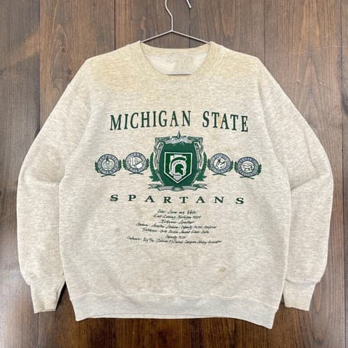 Vintage 1990s Michigan State University Shirt – T-Shirt, Sweatshirt, Hood — michigan-state fan gear