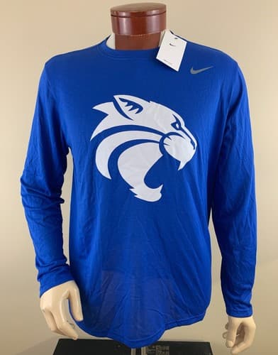 NIKE Men's Kansas State Wildcats Legend Dri-Fit Long Sleeve T-Shirt Size XL NWT — kansas-state fan gear