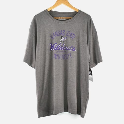 Kansas State Wildcats Athletic Tradition Logo University Russell Tee Shirt - 2XL — kansas-state fan gear