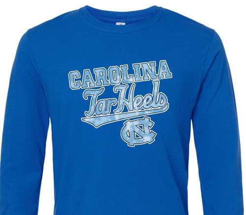 UNC - University of North Carolina - Tarheels - College Football - Long Sleeve — north-carolina fan gear