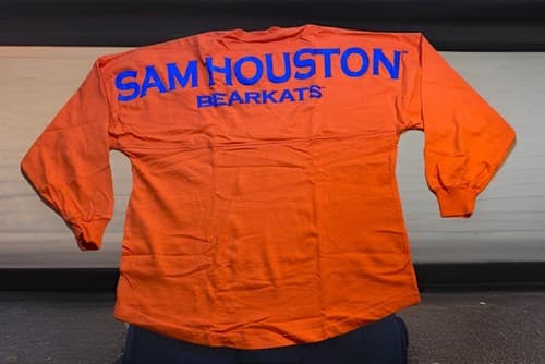 Sam Houston Bearkats NEW Spirit Jersey Small Long Sleeve Shirt Texas University — sam-houston fan gear