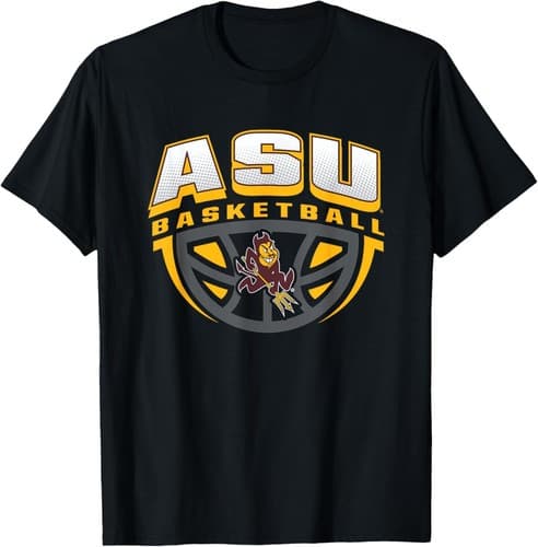 Arizona State Sun Devils Basketball Dribble Unisex T-Shirt — arizona-state fan gear