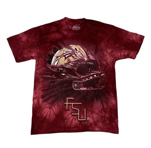 The Mountain FSU Florida State Seminoles Football Tie Dye T-Shirt Medium NEW — florida-state fan gear
