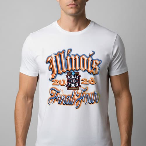 Illinois Fighting Illini 2026 NCAA Men’s Basketball March Madness Unisex Shirt — illinois fan gear