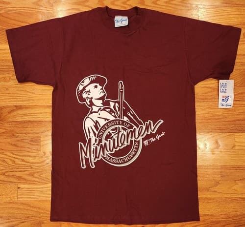 UMass Amherst Minutemen Shirt L New w/ Tag The Game University of Massachusetts — umass fan gear