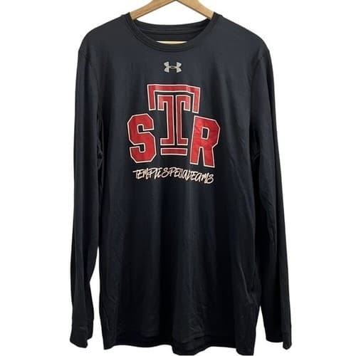 Under Armour Temple University Owls Special Teams HeatGear Shirt Mens Medium New — temple fan gear