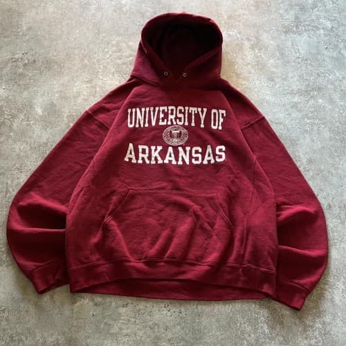 Arkansas Razorbacks Vintage College NCAA T-Shirt Sweater Hoodie — arkansas fan gear