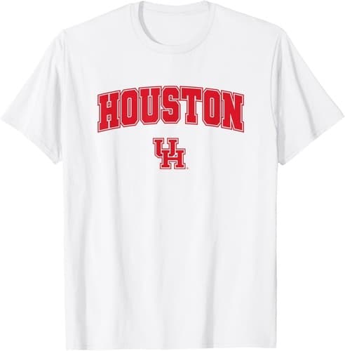 University of Houston Cougars Arch Logo T-Shirt — houston fan gear