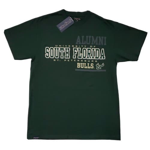 Jansport USF Green Mens T Shirt South Florida Bulls Alumni College Size M NWT — south-florida fan gear