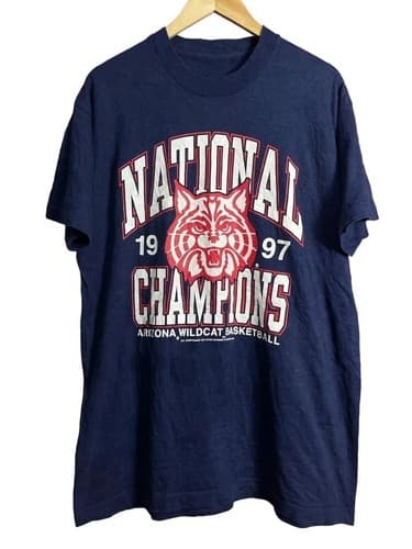 Vintage Arizona Wildcats Basketball Shirt – NCAA Champions Apparel Navy S–5XL — arizona fan gear