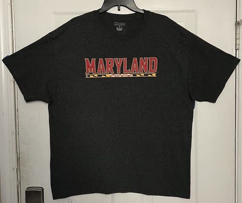 Champion University of Maryland Terrapins Gray T-Shirt Men's Size XL Terrapins — maryland fan gear